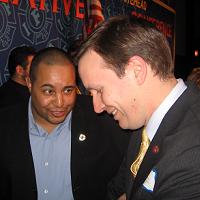 President Ramirez with Congressman Murphy